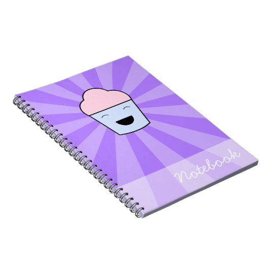 Kawaii Cupcake Notebook Notizblock (Rechte Seite)