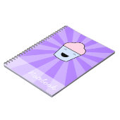 Kawaii Cupcake Notebook Notizblock (Linke Seite)