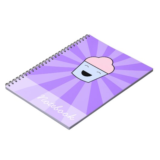Kawaii Cupcake Notebook Notizblock (Linke Seite)