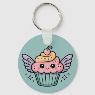 Kawaii Cupcake Schlüsselanhänger