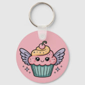 Kawaii Cupcake Schlüsselanhänger (Rückseite)