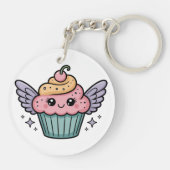 Kawaii Cupcake Schlüsselanhänger (Rückseite)