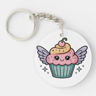 Kawaii Cupcake Schlüsselanhänger