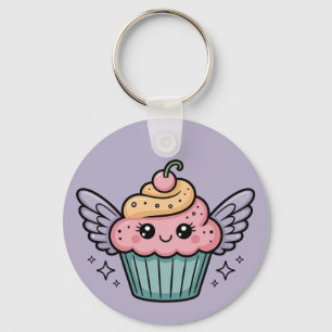 Kawaii Cupcake Schlüsselanhänger