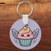 Kawaii Cupcake Schlüsselanhänger (Vorderseite)