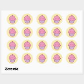 Kawaii Cupcake Stickers (Blatt)