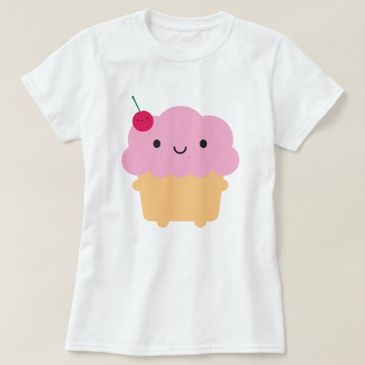 Kawaii Cupcake T-Shirt (Design vorne)