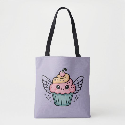 Kawaii Cupcake Tasche (Vorderseite)
