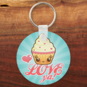 Kawaii Cuppy Cake Schlüsselanhänger (Vorderseite)