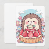 Kawaii cute art einladung (Vorne/Hinten)