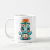 Kawaii Cute Baby Turtle Mug Kaffeetasse (Links)