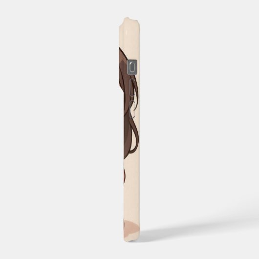 Kawaii Cute Girl iPhone Case iPhone Hülle (Linke Seite)