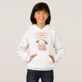 Kawaii Cute Puppy Dog Comfort Looks Good On Me Hoodie (Vorne ganz)