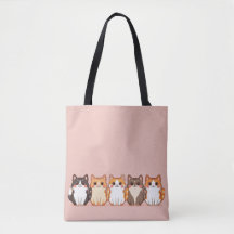 Kawaii Cutie Kitty Crew Mädchen Pfirsich Rosa Katz