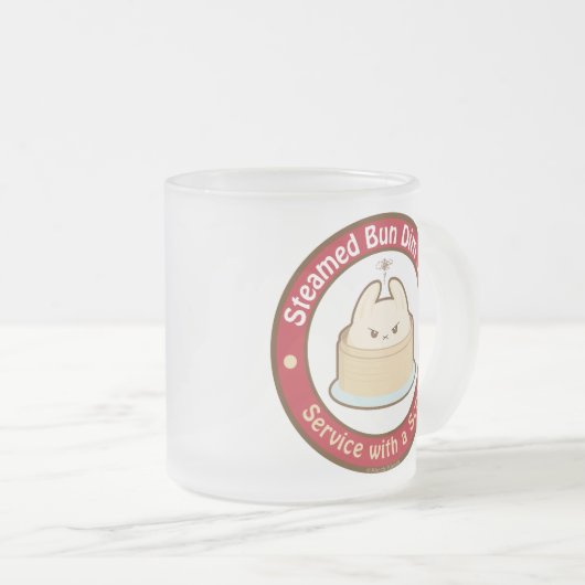 Kawaii dämpfte Brötchen Dim Sum Mattglastasse (VorderseiteRechts)