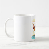 Kawaii Dancing Sun Summer Poolseite Tasse (Links)