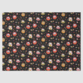 Kawaii-Daruma-Muster Seidenpapier (Vorderseite)