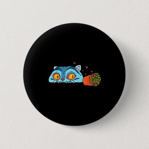 Kawaii Demon Cat Funny Anime Otaku Japanisch Button