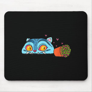 Kawaii Demon Cat Funny Anime Otaku Japanisch Mousepad