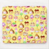 Kawaii Dessert Friends Mousepad (Vorne)