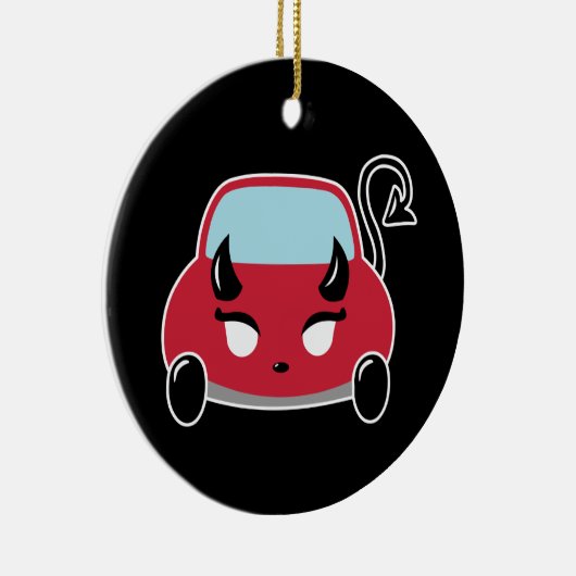 Kawaii Devil Car Keramikornament (Rechts)