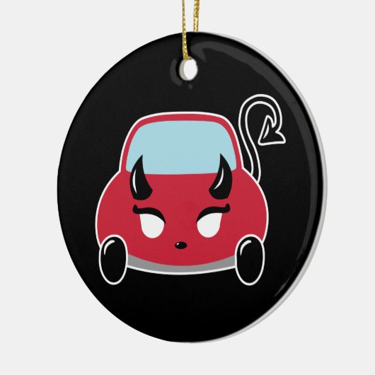 Kawaii Devil Car Keramikornament (Links)