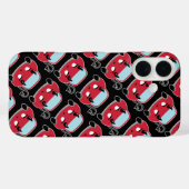 Kawaii Devil Cat Car iPhone Case (Rückseite (Horizontal))