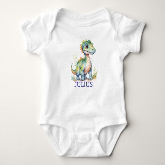 Kawaii Dino Baby Kinderzimmer Sweet Prähistorische Baby Strampler (Vorderseite)