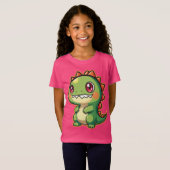 Kawaii Dinosaur T-Shirt (Vorne ganz)