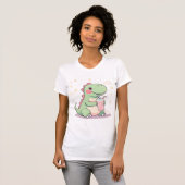 Kawaii Dinosaur T-Shirt (Vorne ganz)