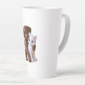 Kawaii Dog & Cat  Milchtasse (Rechte Ecke)