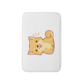 Kawaii dog Shiba Badematte (Vorderseite Vertikal)