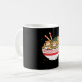 Kawaii dogs eating Ramen Kaffeetasse (Vorderseite Links)