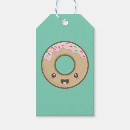 Kawaii donut geschenkanhänger (Vorderseite)