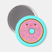 Kawaii Donut Magnet (Vorderseite/Rückseite)