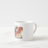 Kawaii Donut Mops Dog Tasse Geschenk | Geschenk fü (Vorderseite Rechts)