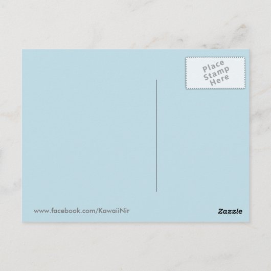 Kawaii Donut Postkarte (Rückseite)