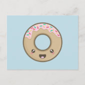 Kawaii Donut Postkarte (Vorderseite)