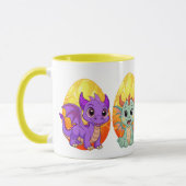 Kawaii-Drachen-Tasse Tasse (Links)