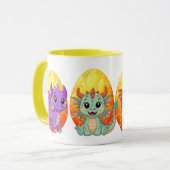 Kawaii-Drachen-Tasse Tasse (Vorderseite Links)
