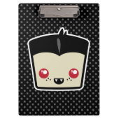 Kawaii Dracula Clip Board Klemmbrett (Vorderseite)