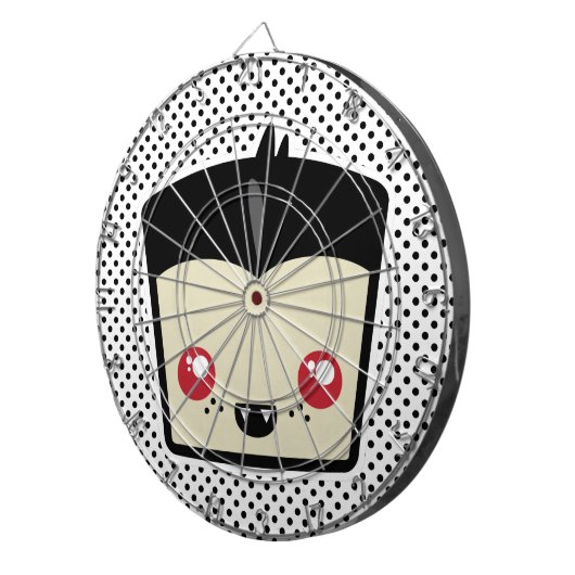 Kawaii Dracula Dart Board Dartscheibe (Vorderseite rechts)