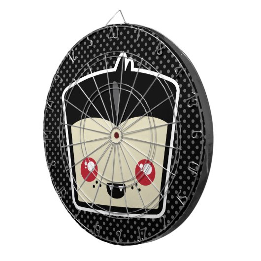 Kawaii Dracula Dart Board Dartscheibe (Vorderseite rechts)
