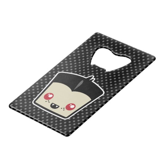 Kawaii Dracula Flaschenöffner (Rückseite Schrägansicht)