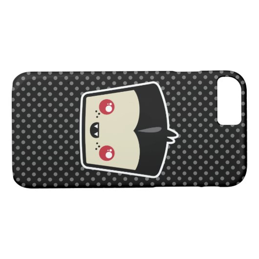 Kawaii Dracula iPhone Case (Rückseite (Horizontal))