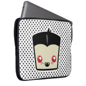 Kawaii Dracula Laptop Sleeve (Vorne Rechts)