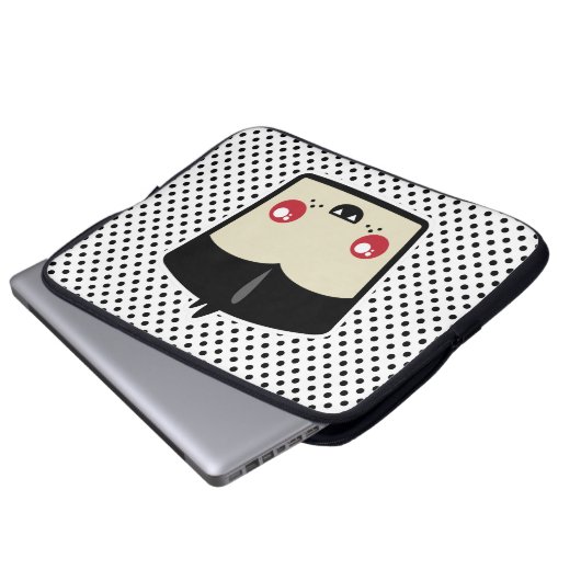 Kawaii Dracula Laptop Sleeve (Vorne Knopf)