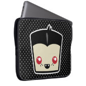 Kawaii Dracula Laptop Sleeve (Vorne Rechts)