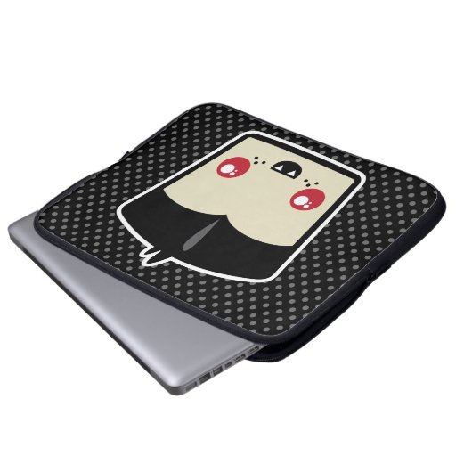 Kawaii Dracula Laptop Sleeve (Vorne Knopf)