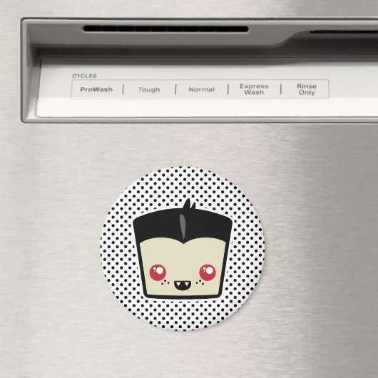 Kawaii Dracula Magnet (In Situ (Geschirrspüler))